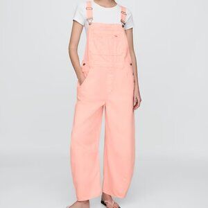 Gap Horseshoe Overalls Pink size M
